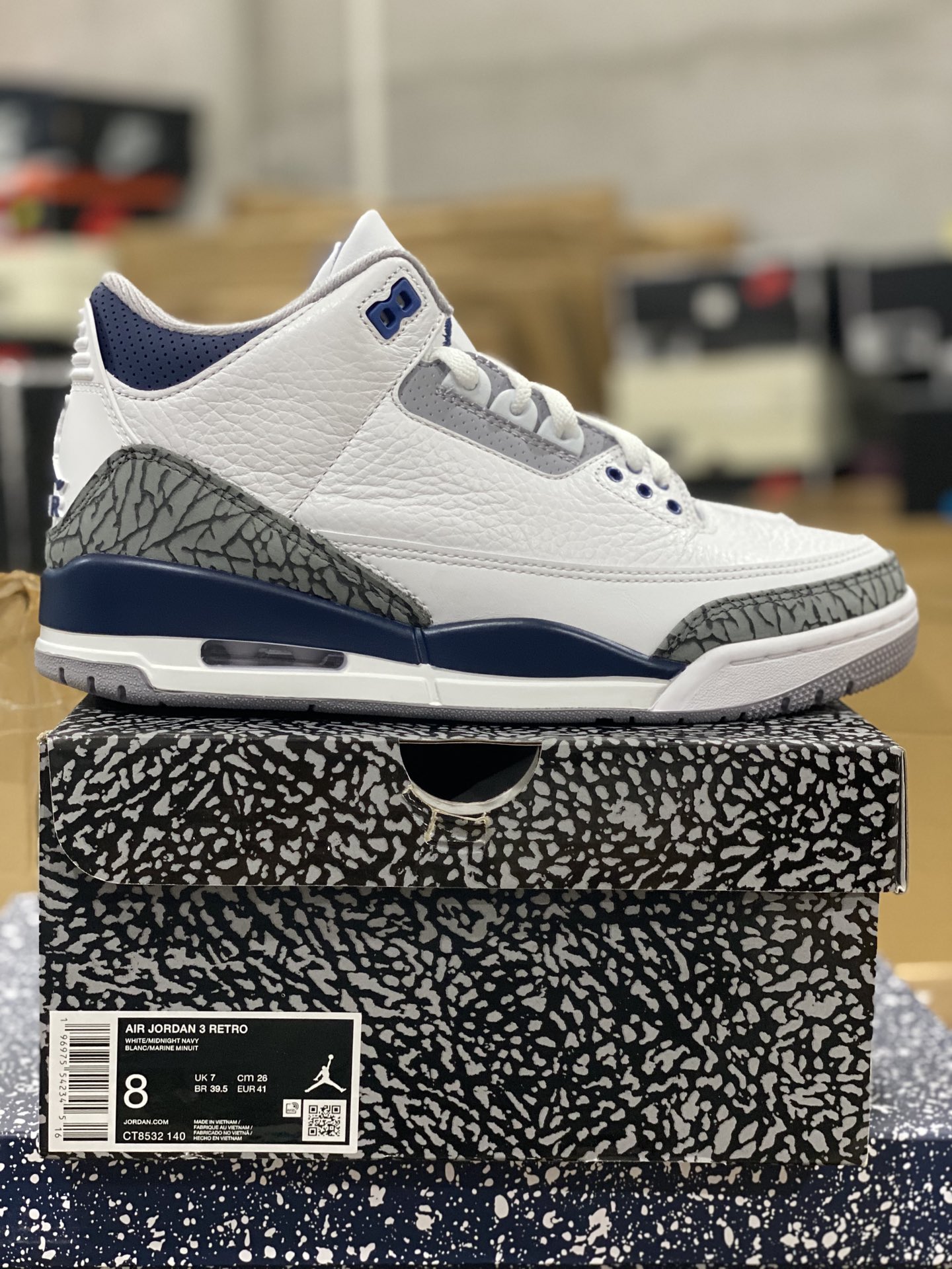 Air Jordan 3 Retro 'Midnight Navy'