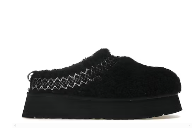 UGG Tazz Slipper Heritage Braid Black