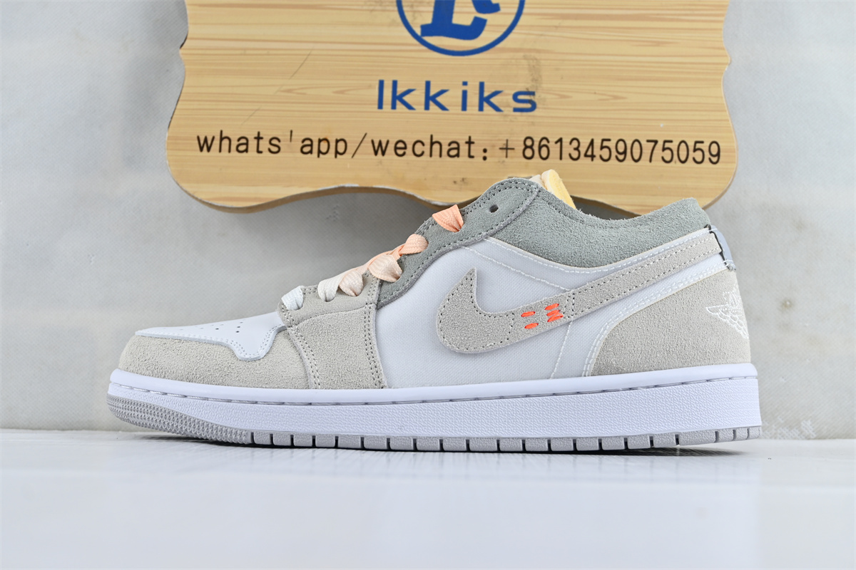 Jordan 1 Low Inside Out Cream White Light Grey