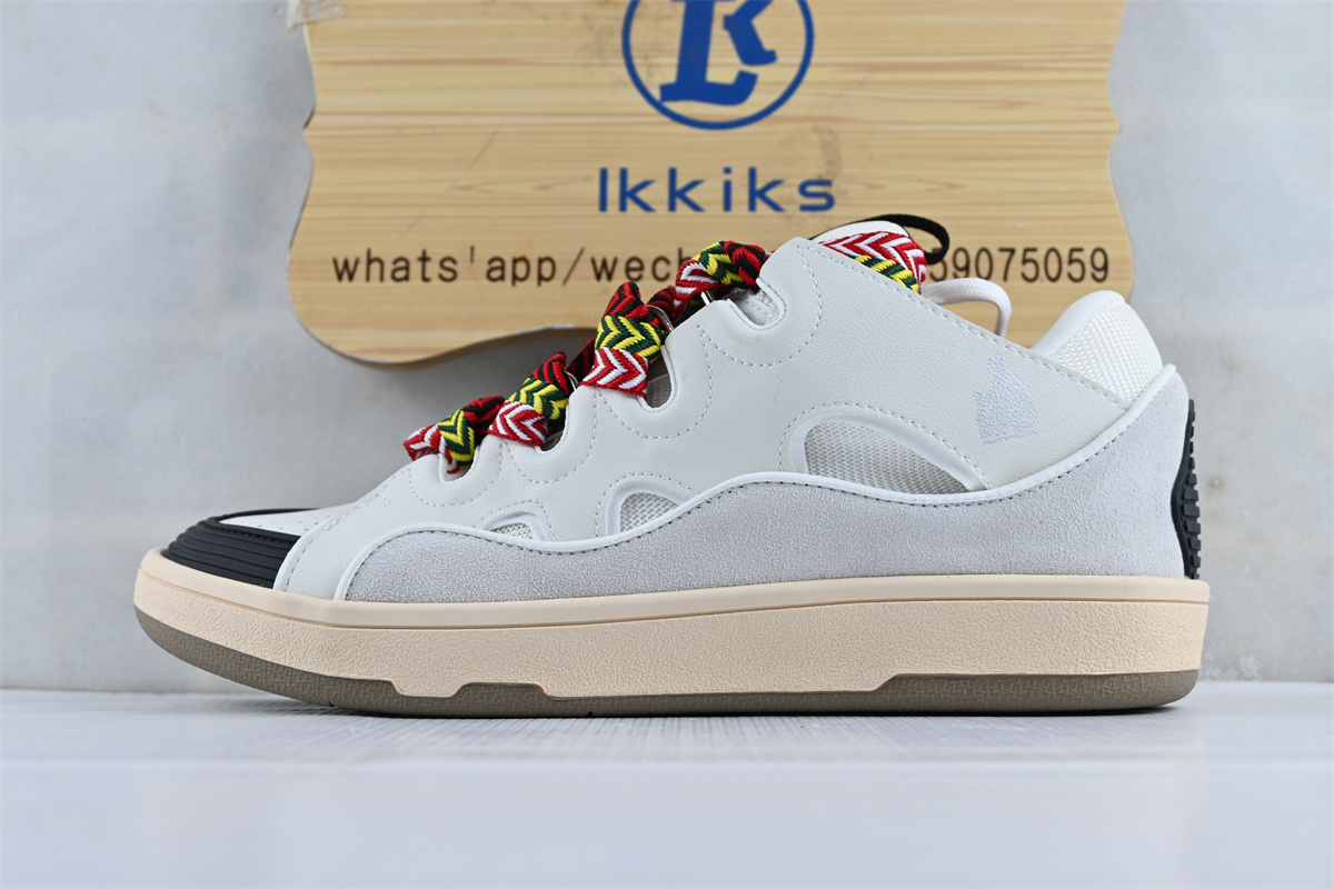 Lanvin Leather Curb White Ivory