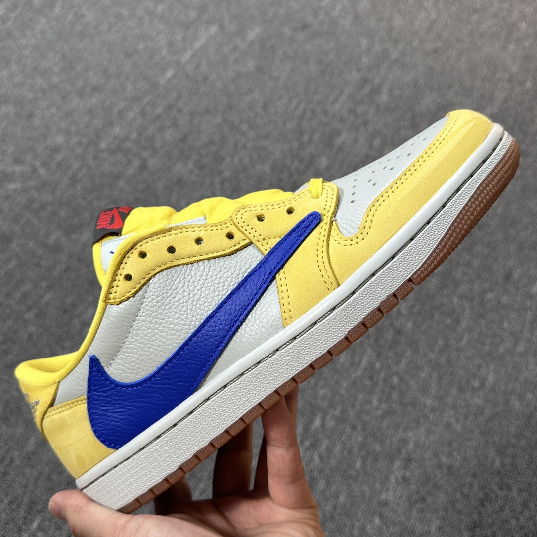 Travis Scott × Air Jordan 1 Low Canary （BIG SIZE)