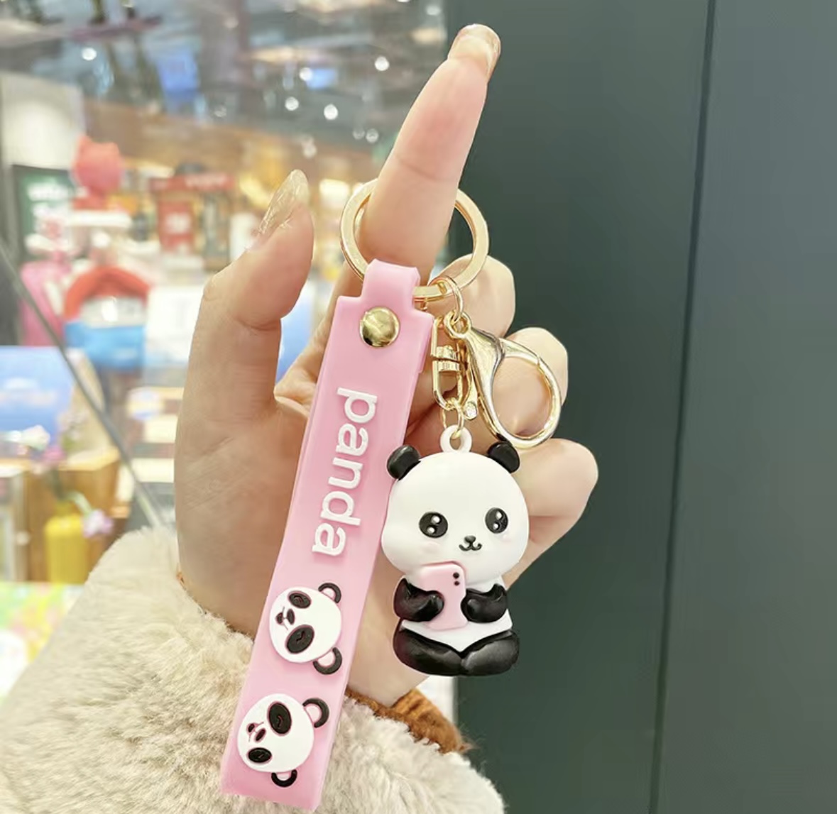 Panda keychain