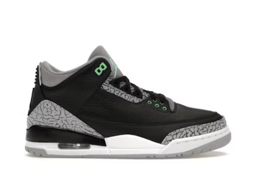 Jordan 3 Retro Green Glow