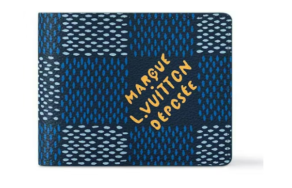 L0vis Vvtt0n Multiple Wallet Damier Heritage Blue