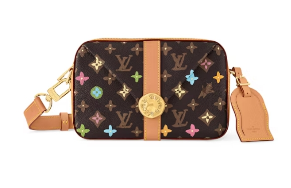 L0vis Vvtt0n by Tyler, the Creator Envelope Messenger Chocolate Craggy Monogram