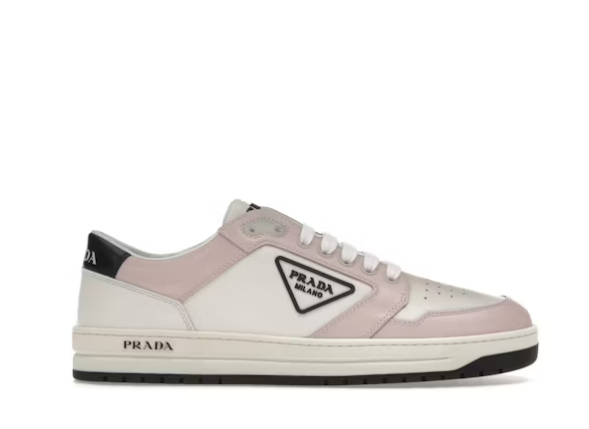 Pra*a District Sneaker White Pink Perforated Leather