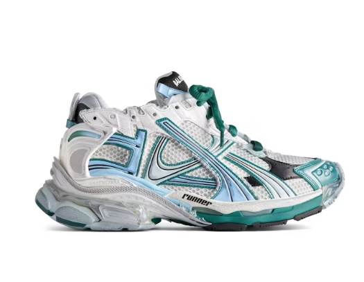 Ba1en*iaga Runner White Green Blue