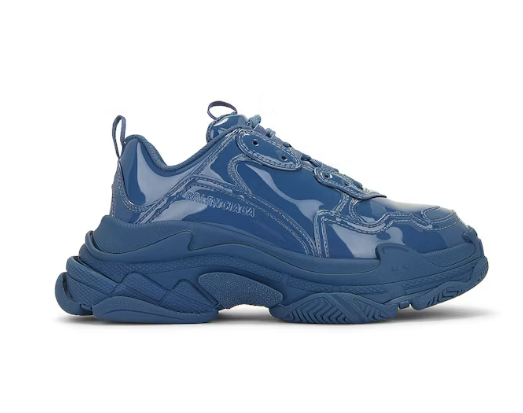 Ba1en*iaga Triple S Patent Blue