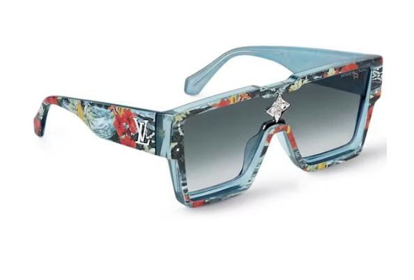 L0vis Vvtt0n Cyclone Surfin' Monogram Sunglasses Blue