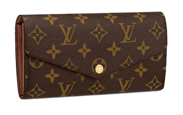 L0vis Vvtt0n Sarah Wallet Monogram Brown