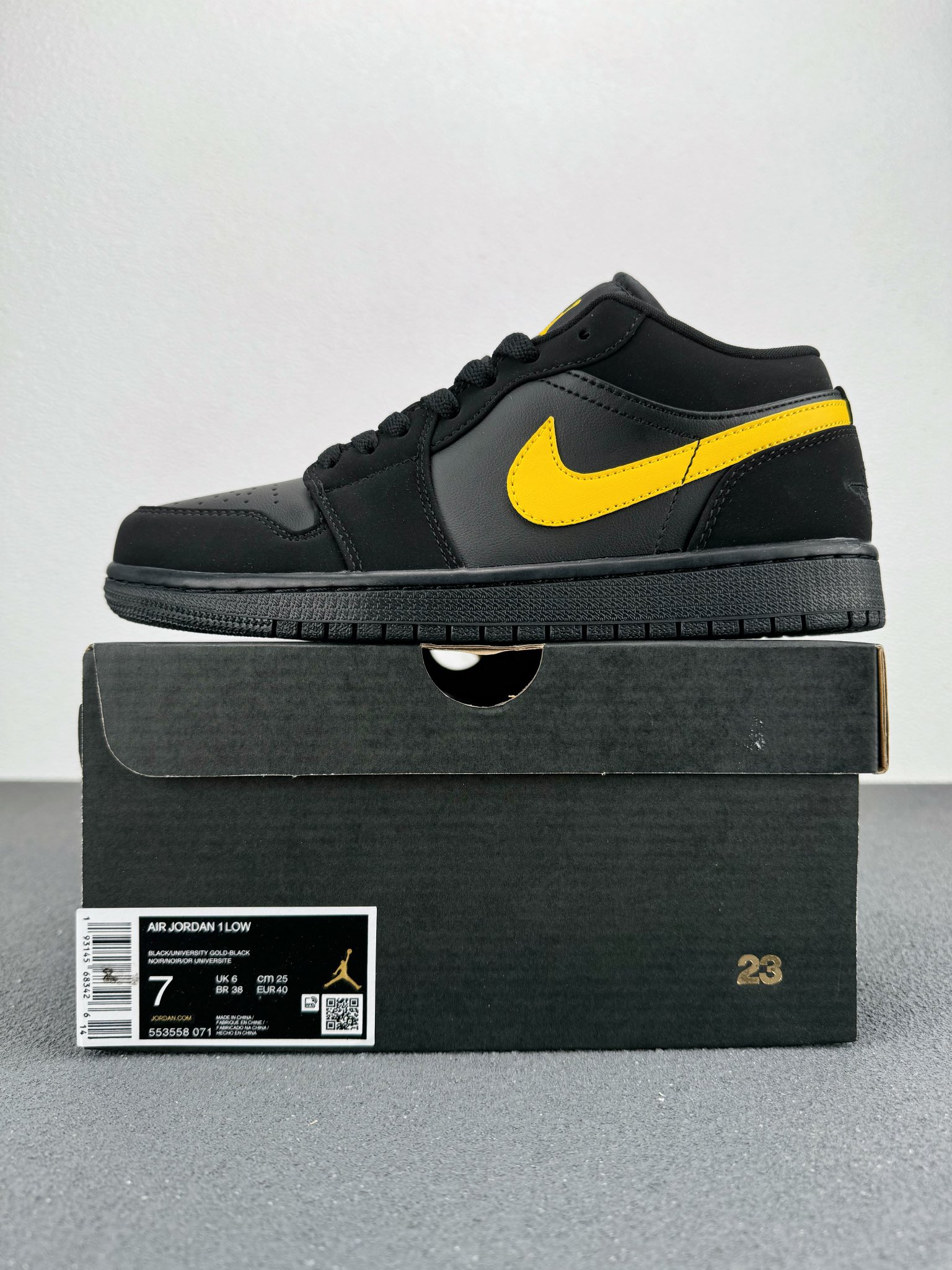Air Jordan 1 Low 'Black Gold'
