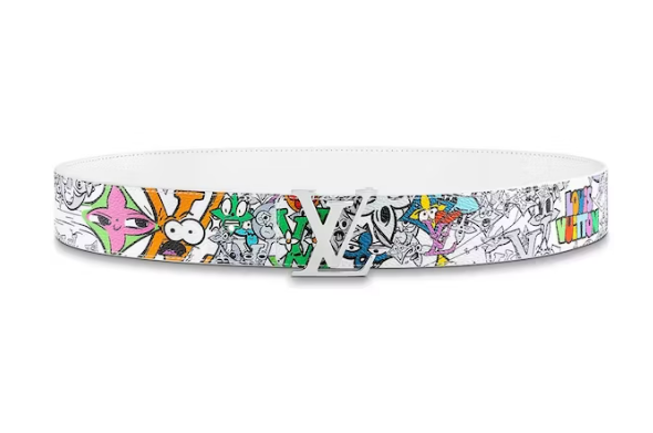 L0vis Vvtt0n LV Initials 40MM Reversible Belt Multicolored
