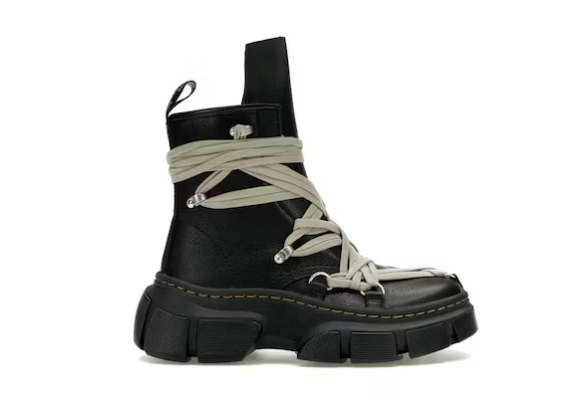 Dr. Martens 1460 DMXL Mega Lace Boot Rick Owens Black