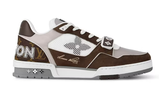 L0vis Vvtt0n LV Trainer Moka Brown Monogram Flower