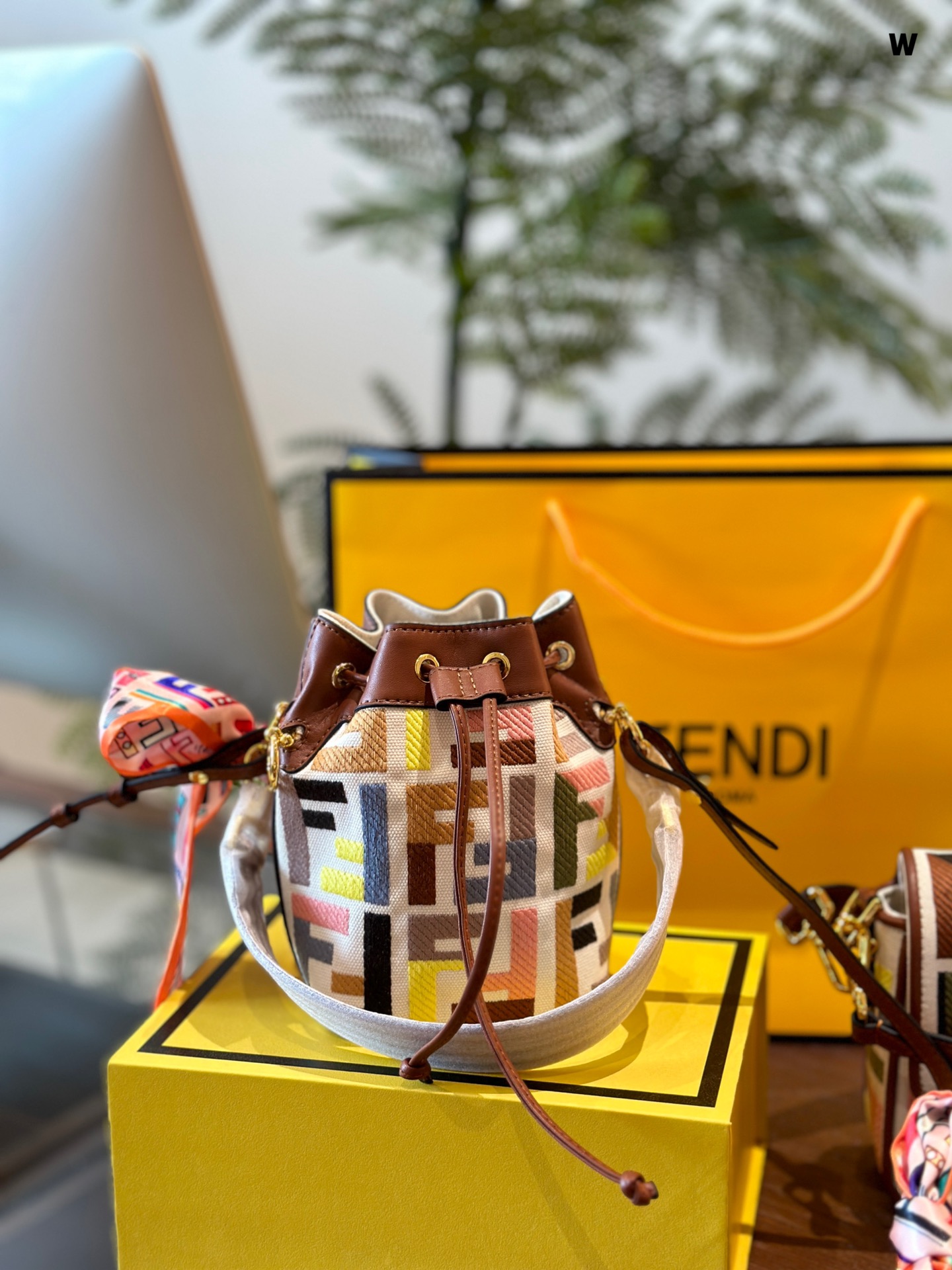 F**di Mon Tresor Bucket Bag