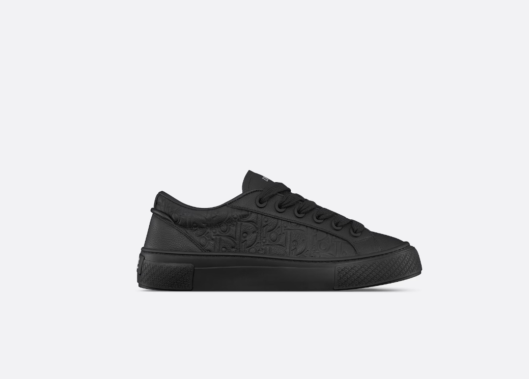 D10r B33 Sneaker  Black Grained Calfskin and Black D10r Gravity Leather