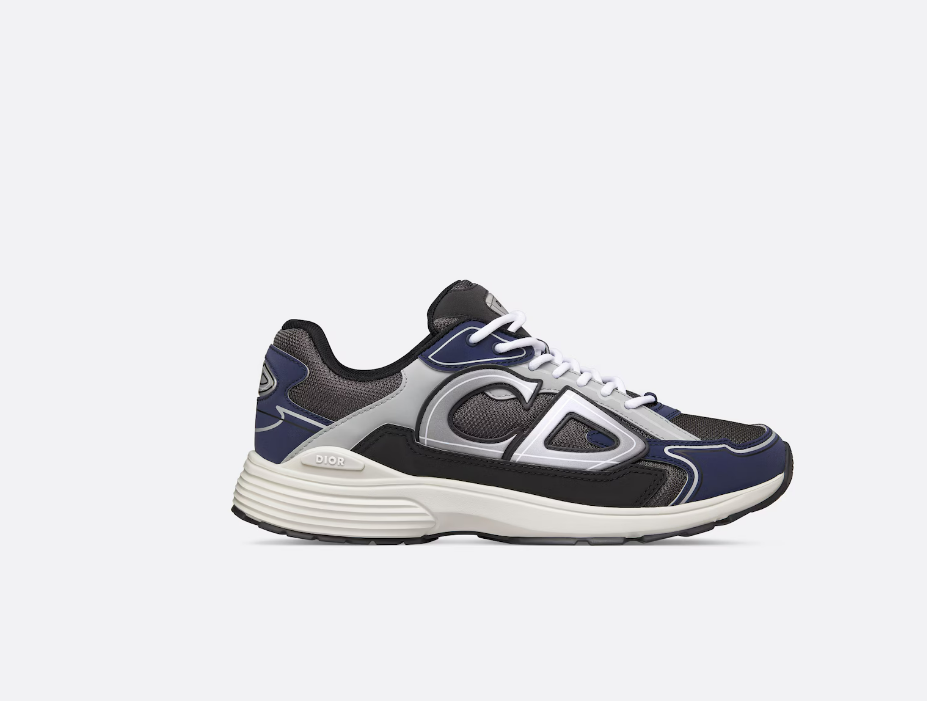 D10r B30 Sneaker  Anthracite Gray Mesh with Black, Blue and D10r Gray Technical Fabric