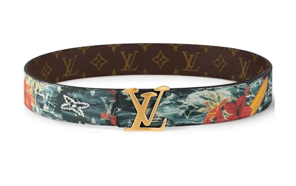 L0vis Vvtt0n LV Tag 40mm Reversible Belt Blue