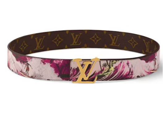 L0vis Vvtt0n LV Tag 40mm Reversible Belt Pink