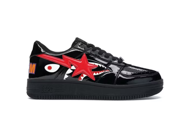 A Bathing Ape Bape Sta Low Shark Black