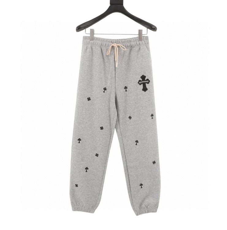 Ch*0me He**ts embroidered cotton trousers 2024