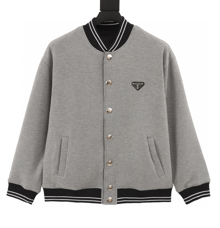 Pra*a reversible baseball jacket 2024