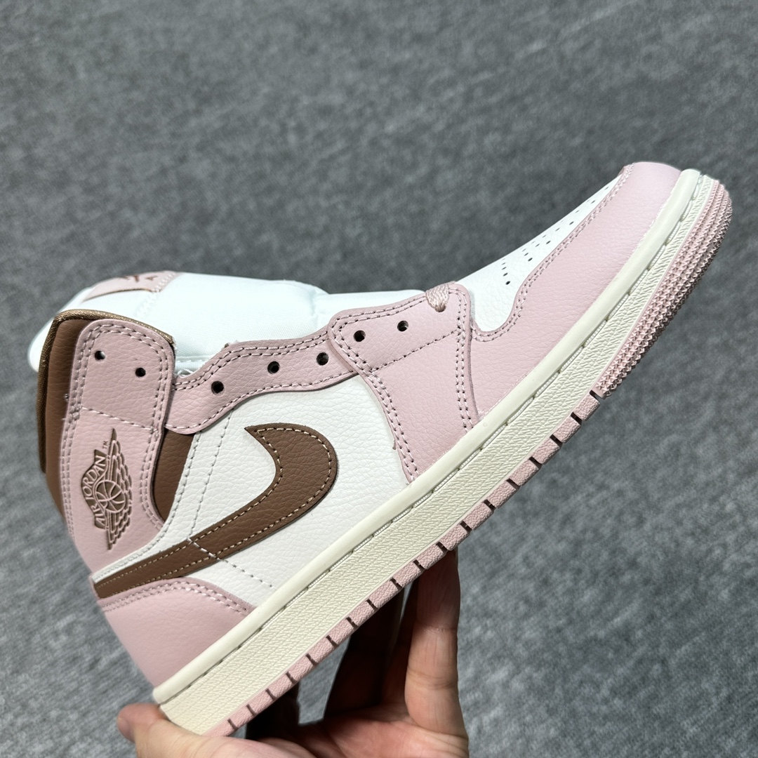 Jordan 1 Mid Pink Oxford Brown (Women's)