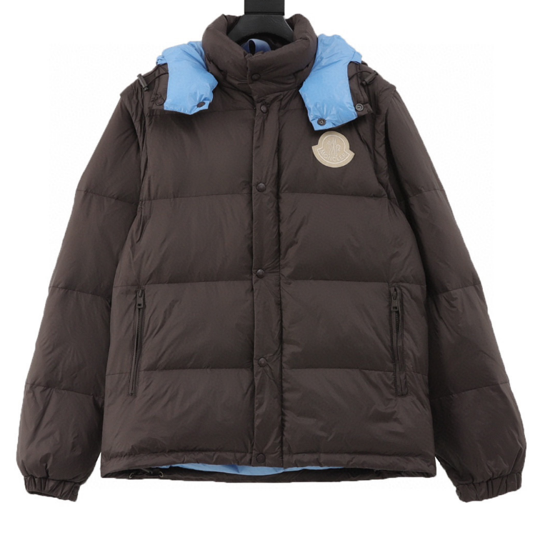 MONCLER detachable sleeve down jacket