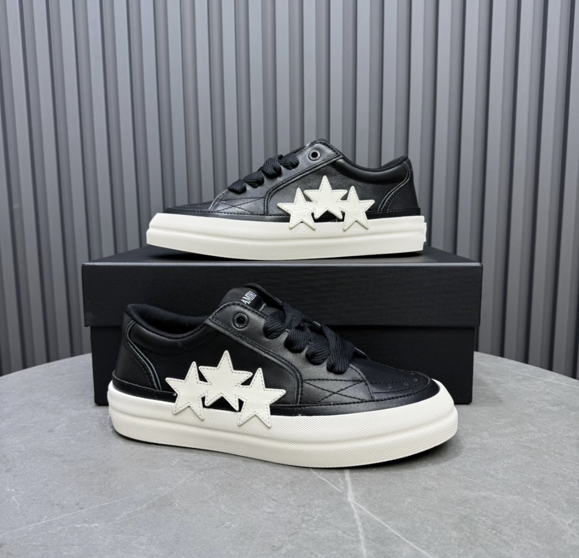 AMIRI  SUNSET SKATE LOW - Black