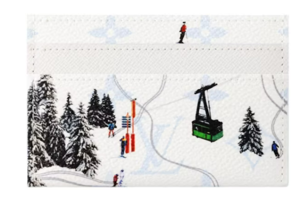 L0vis Vvtt0n Ski Double Card Case White 2025