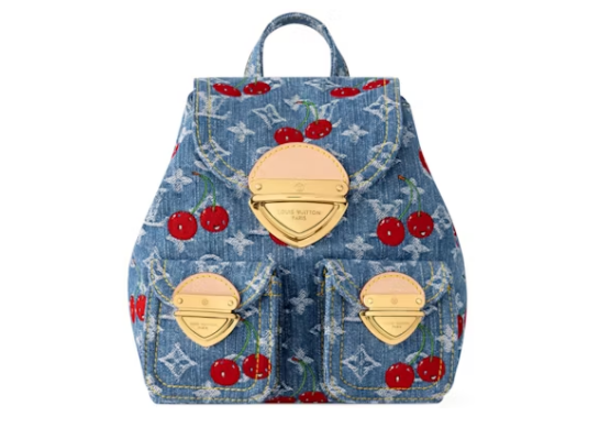 L0vis Vvtt0n x Takashi Murakami Cherry Venice NM Denim Monogram 2025