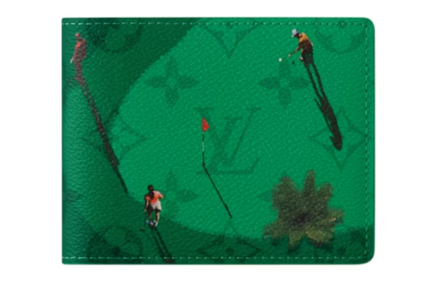 L0vis Vvtt0n Golf Slender Wallet Green