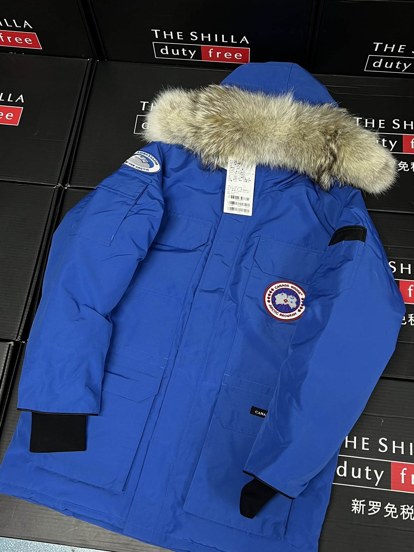 Can*a G00se x PBI Expedition Jacket Blue