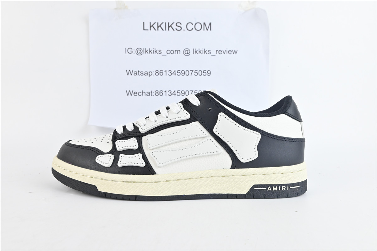AMIRI Skel low Black White
