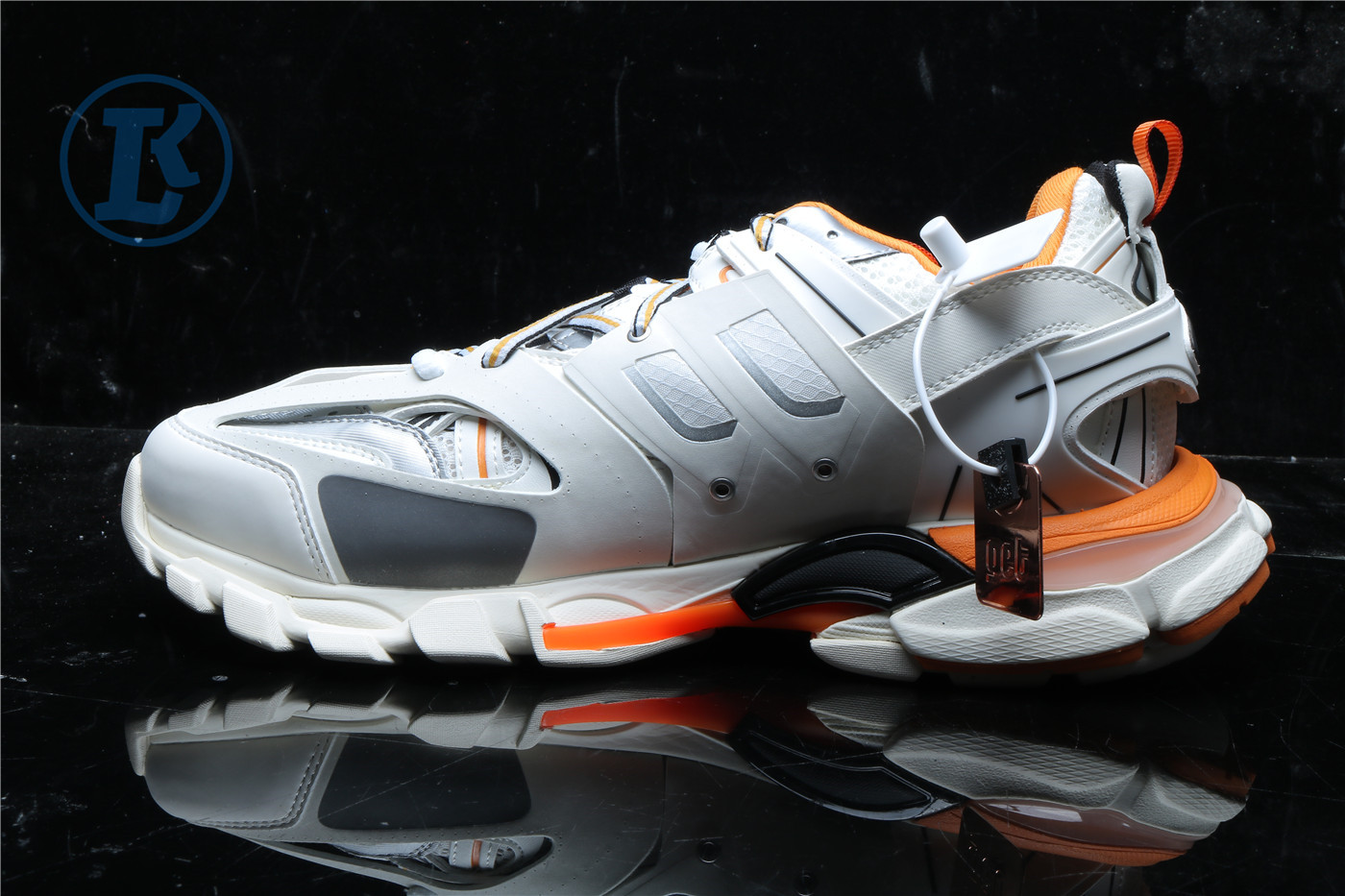 Balenciag Track White Orange