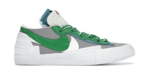 Nike Blazer Low sacai Medium Grey Classic Green