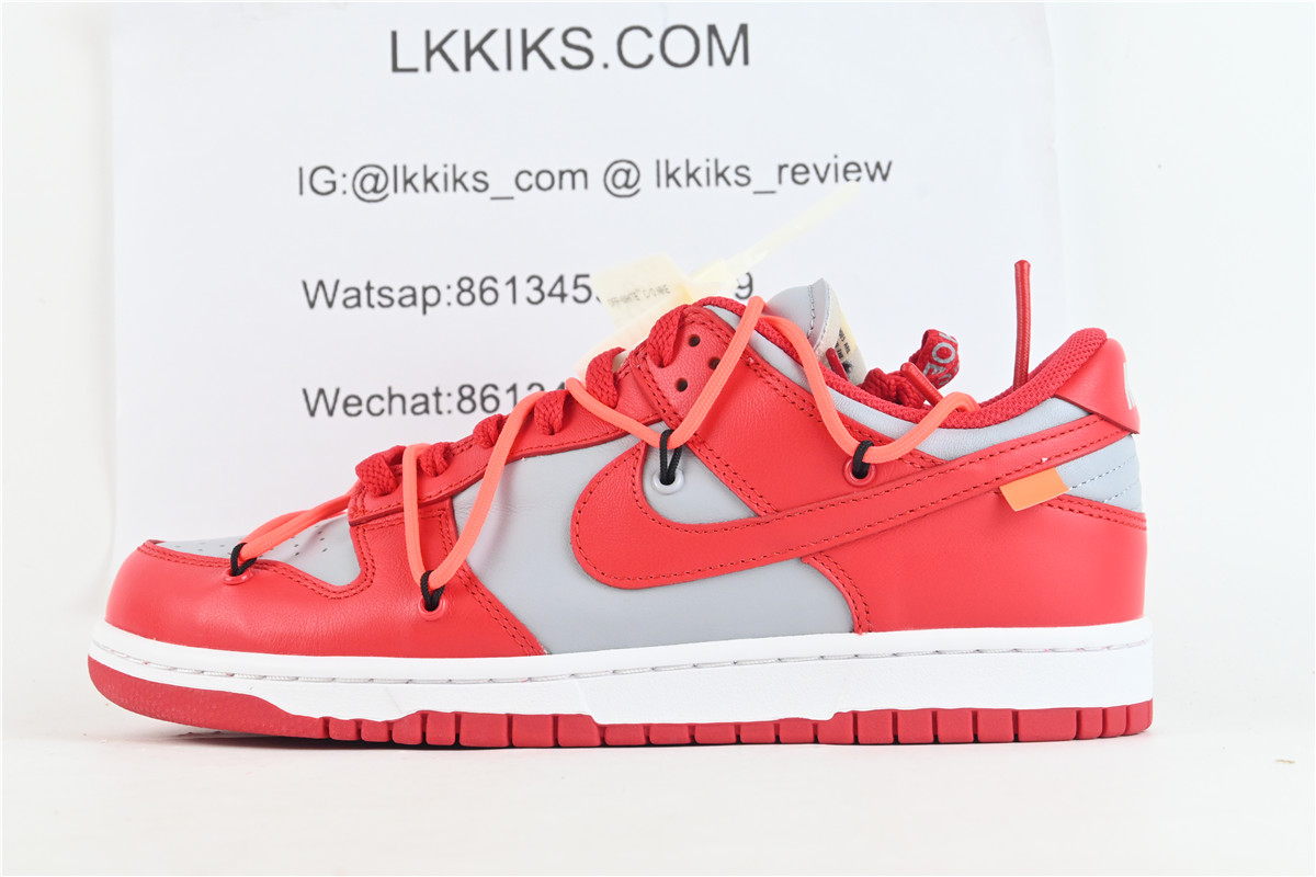 Nike Dunk Low Off-White University Red