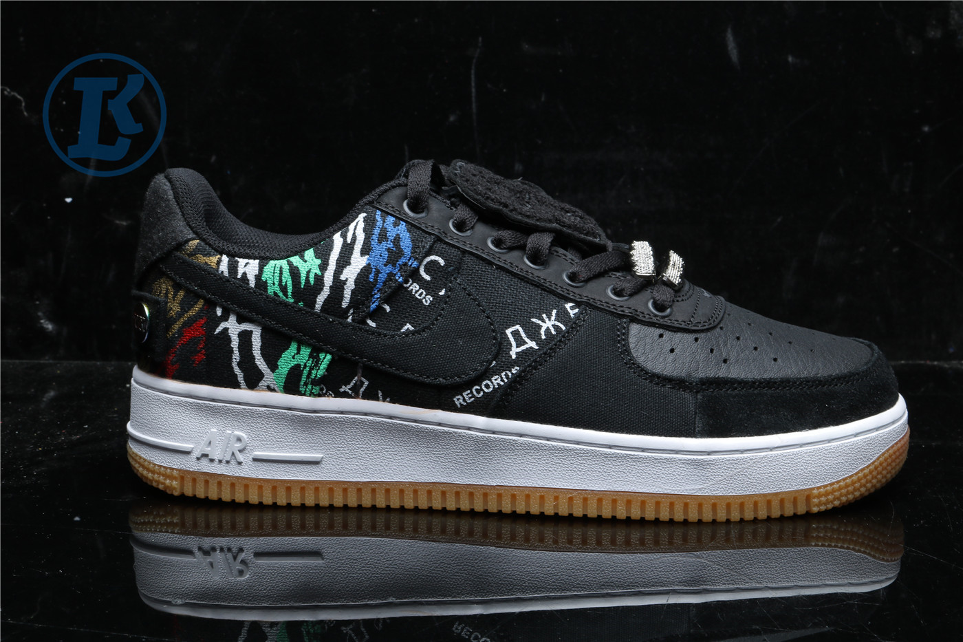 Travis Scott X Nike Air Force 1 Astroworld Black/Multi-Color